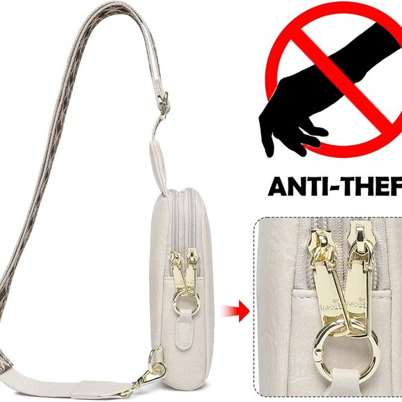 Small Crossbody Sling Bag for Women Travel Purses Anti Theft Cross Body Bag for - Picture 2 of 8